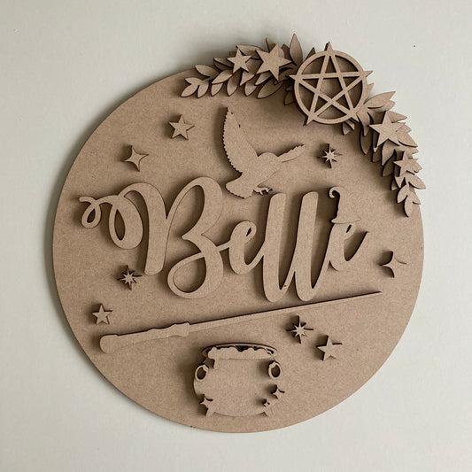 25cm Halloween Personalised Sign