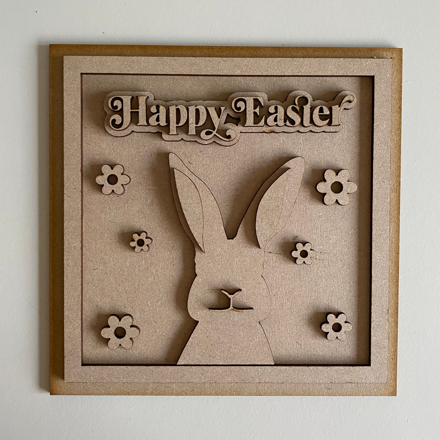 19cm Happy Easter Bunny Sign