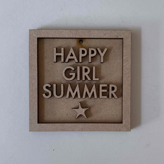9cm Happy Girl Summer Mini Frame