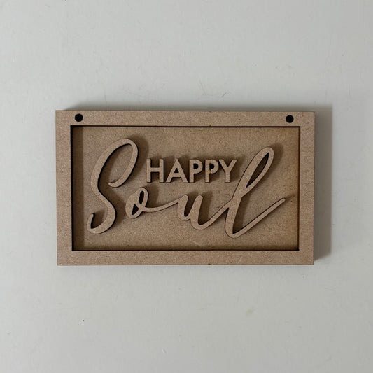 13cm Happy Soul Mini Frame