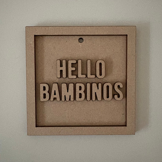 9cm Hello Bambinos Mini Frame