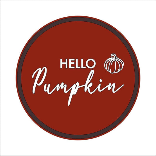 20cm Hello Pumpkin Sign