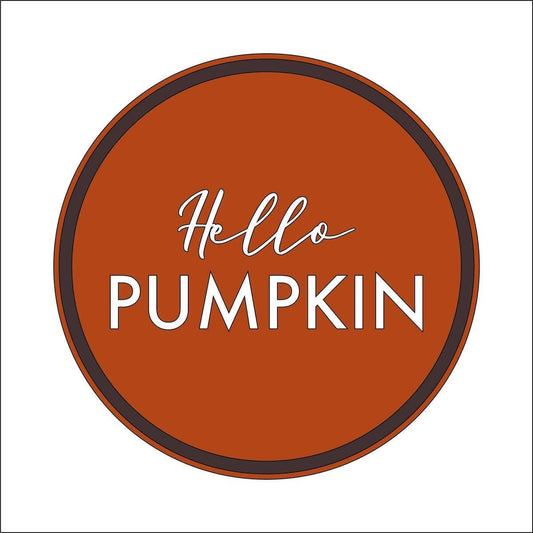 20cm Hello Pumpkin Sign