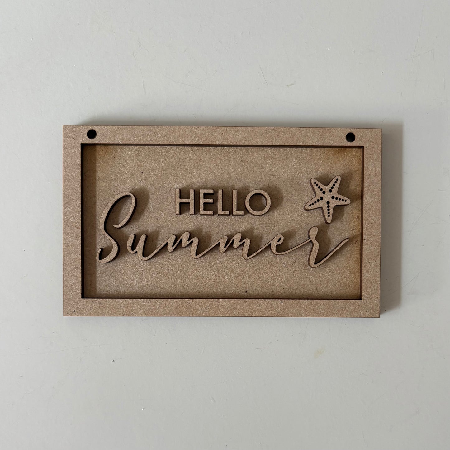 13cm Hello Summer Starfish Mini Frame