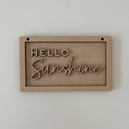 13cm Hello Sunshine Mini Frame