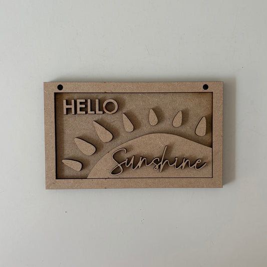 13cm Hello Sunshine Mini Frame