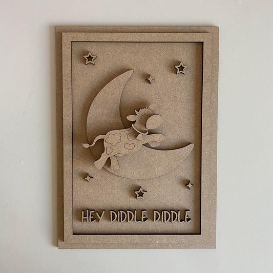 25cm Hey Diddle Diddle Sign