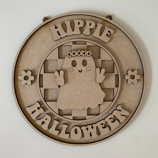 20cm Hippie Halloween Sign