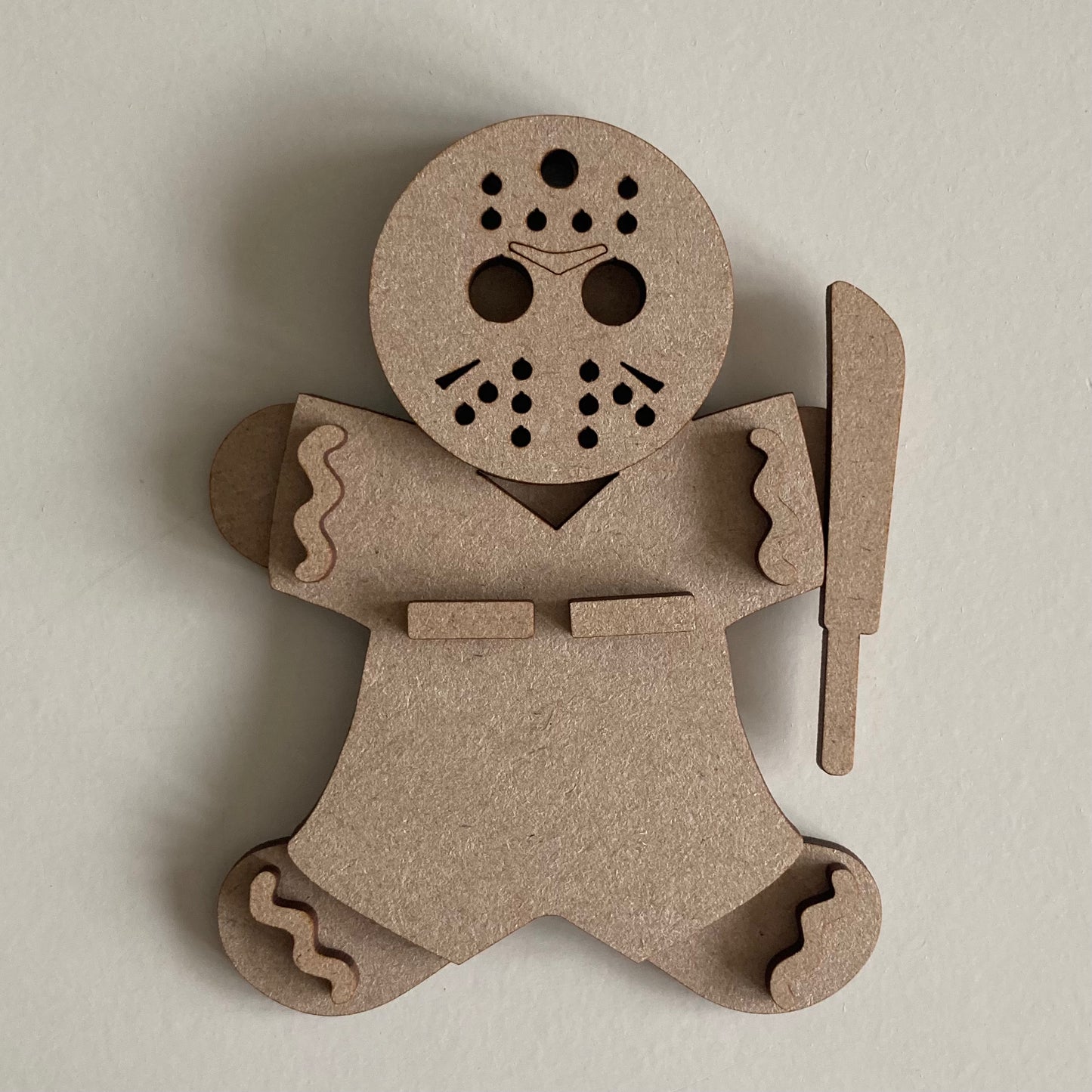 10cm Hockey Mask Gingerbread Character