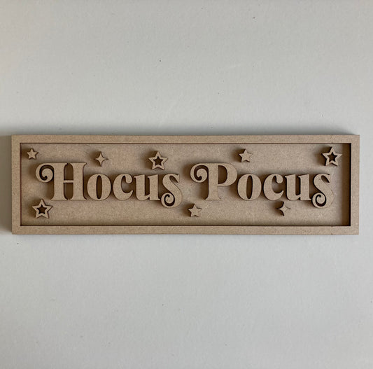 30cm Hocus Pocus Sign