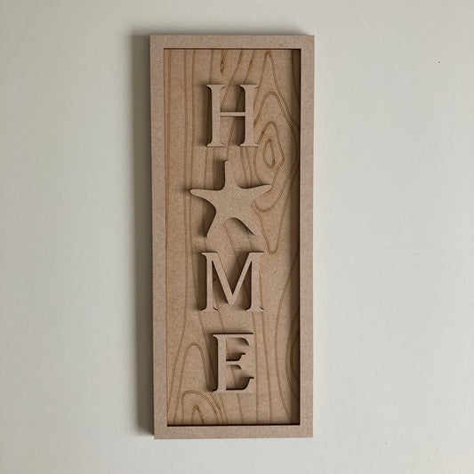 30cm Home Starfish Sign