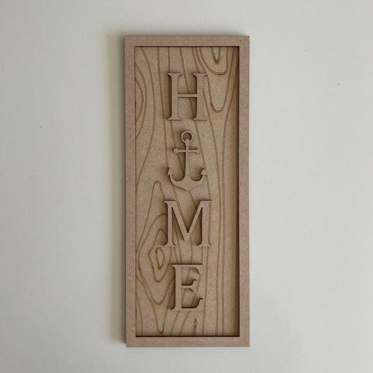 30cm Home Anchor Sign
