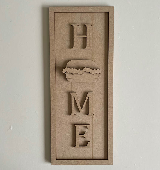 30cm Home - Burger Sign