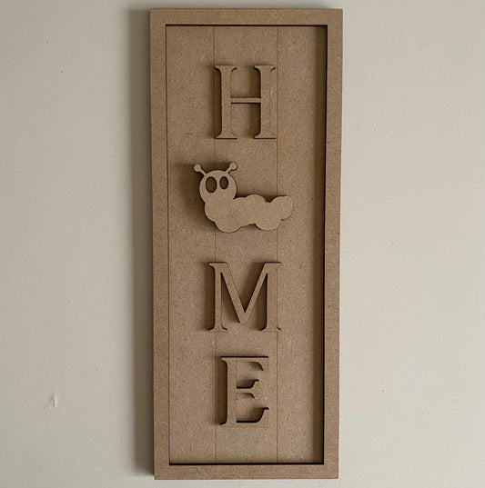 30cm Home - Caterpillar Sign