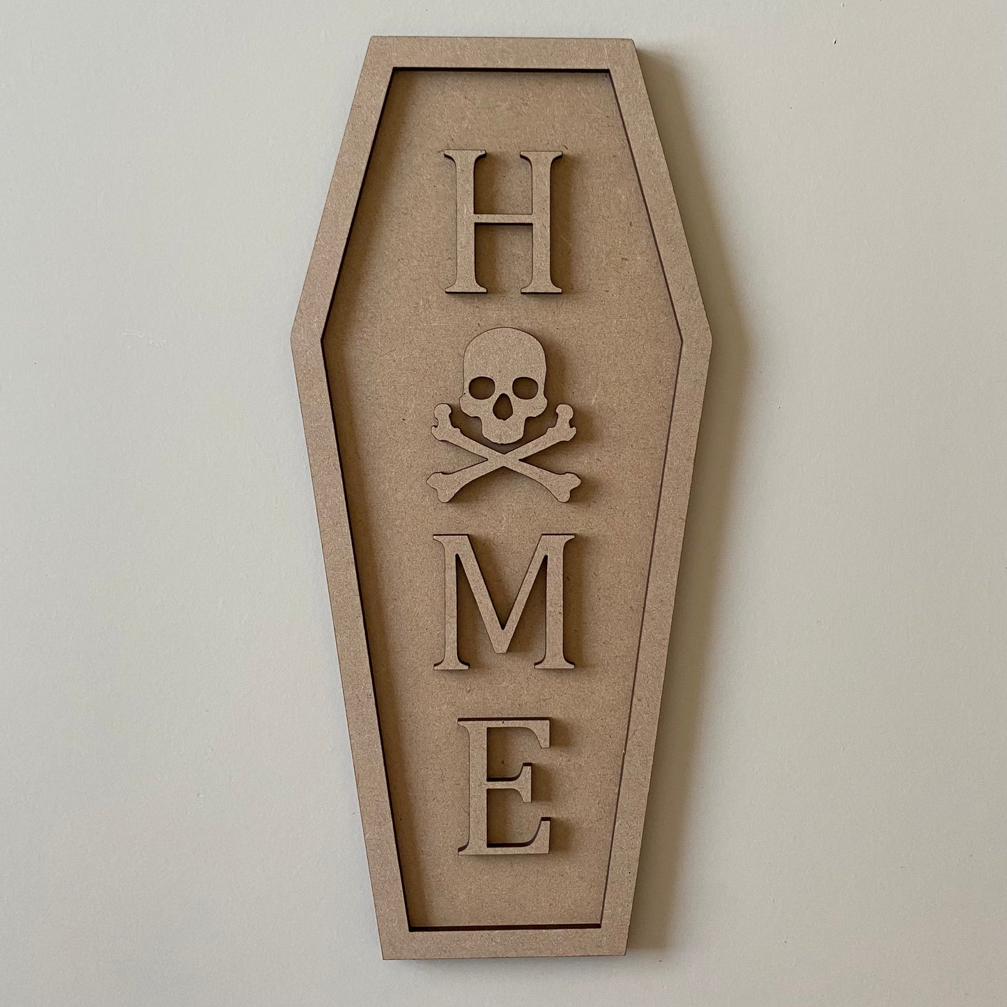30cm Home Skull & Crossbones Sign