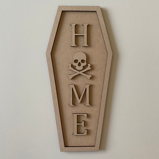30cm Home Skull & Crossbones Sign
