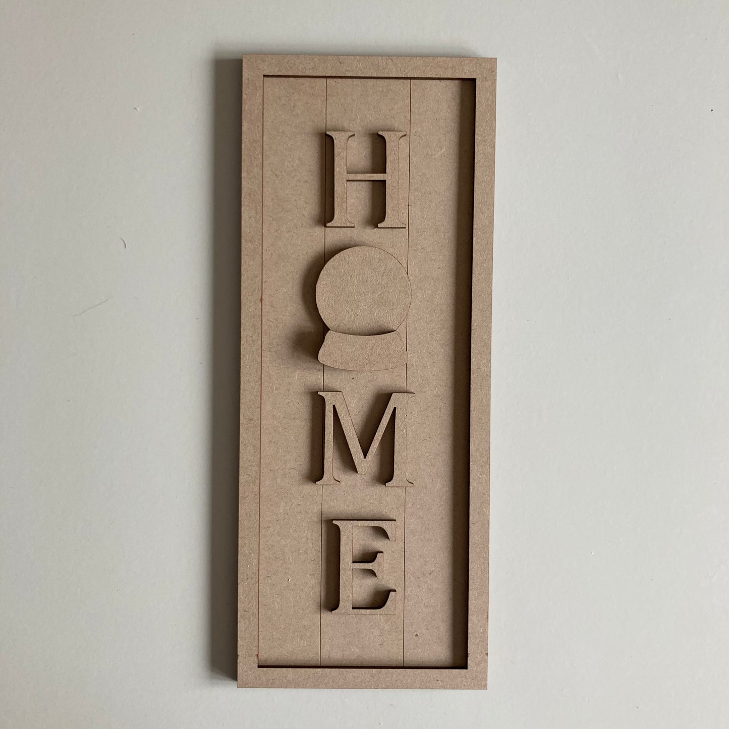 30cm Home - Crystal Ball Rectangle Sign