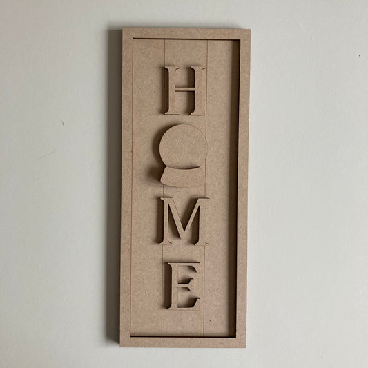 30cm Home - Crystal Ball Rectangle Sign