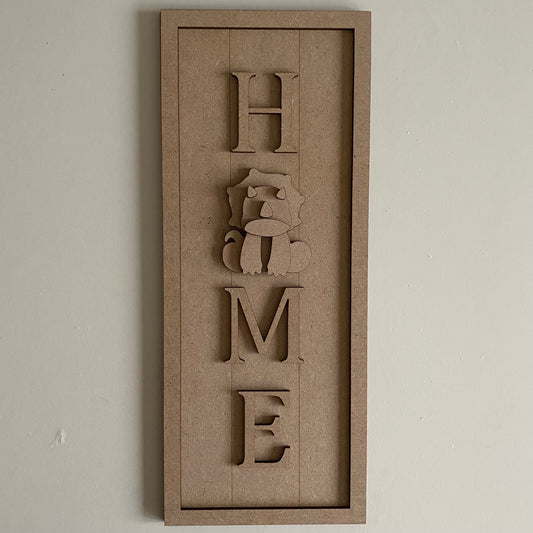 30cm Home - Dinosaur Sign