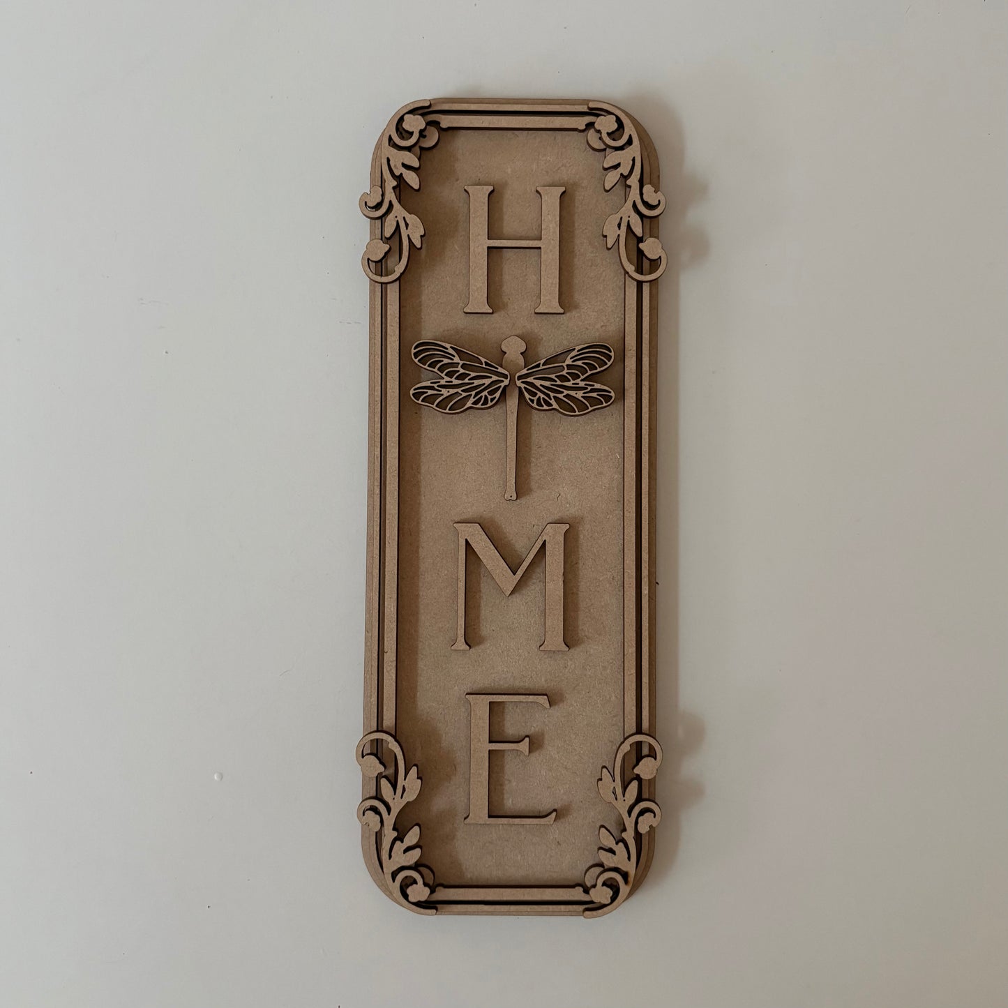 30cm Home Dragonfly Sign