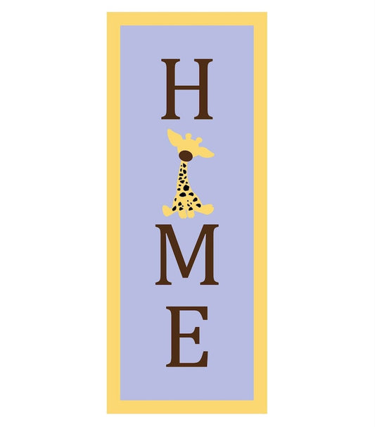 30cm Home - Giraffe Sign