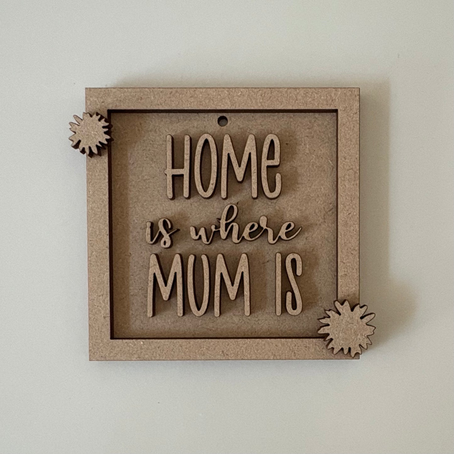 9cm Home Is Where Mum Is Mini Frame