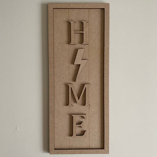 30cm Home - Lightening Sign