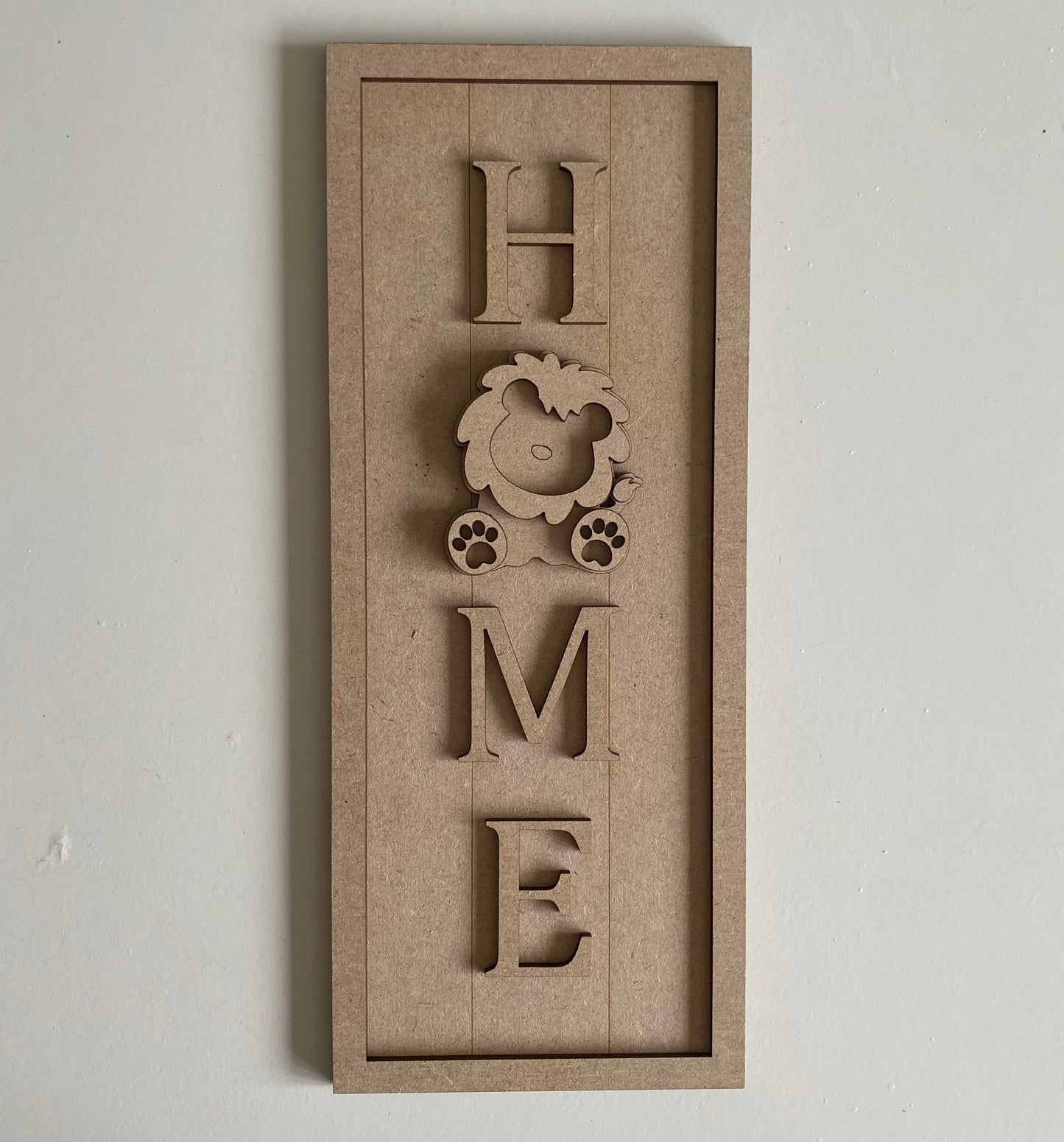 30cm Home - Lion Sign