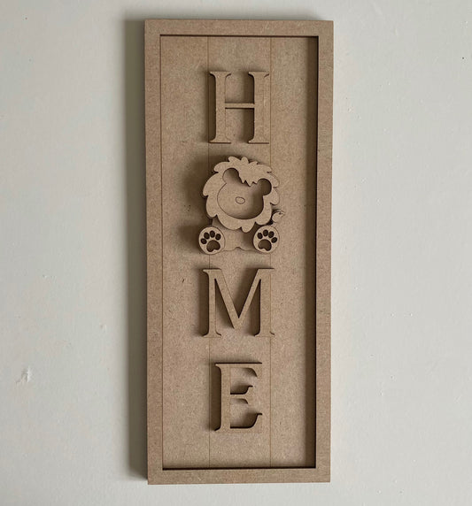 30cm Home - Lion Sign