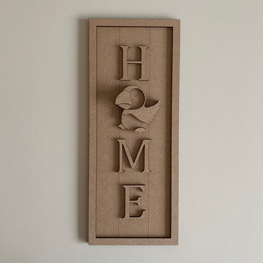 30cm Home - Puffin Sign