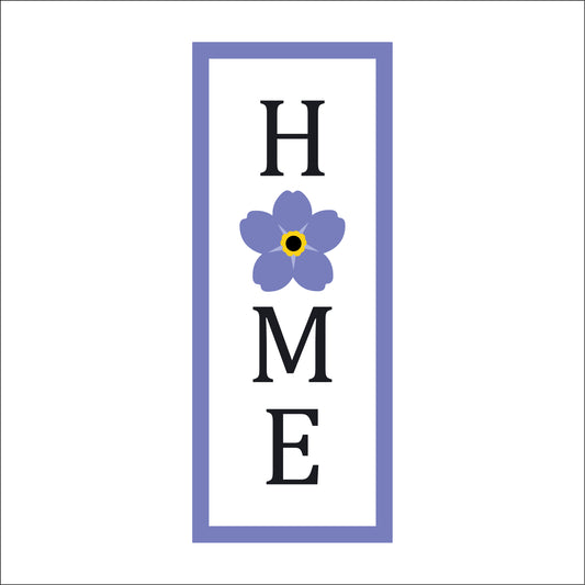 30cm Home - Forget-Me-Not Rectangle Sign
