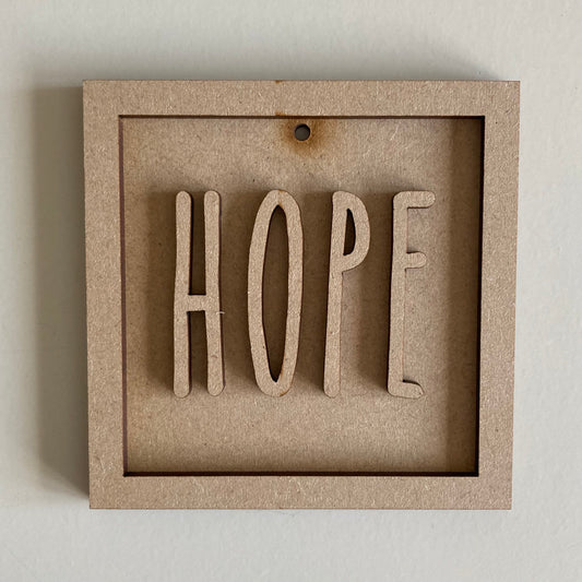 9cm Hope Mini Frame