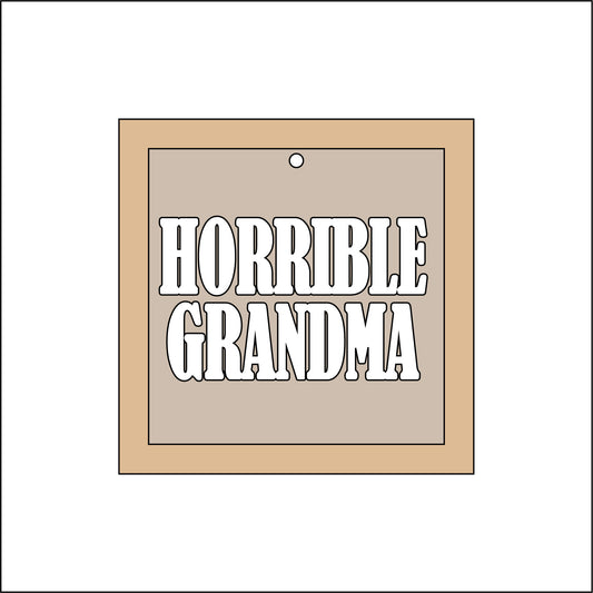 9cm Horrible Grandma Mini Frame