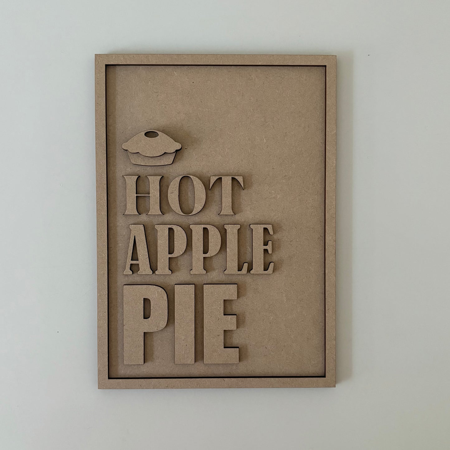 25cm Hot Apple Pie Sign