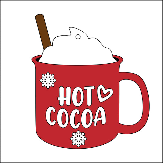 12cm Hot Cocoa Mug Decoration