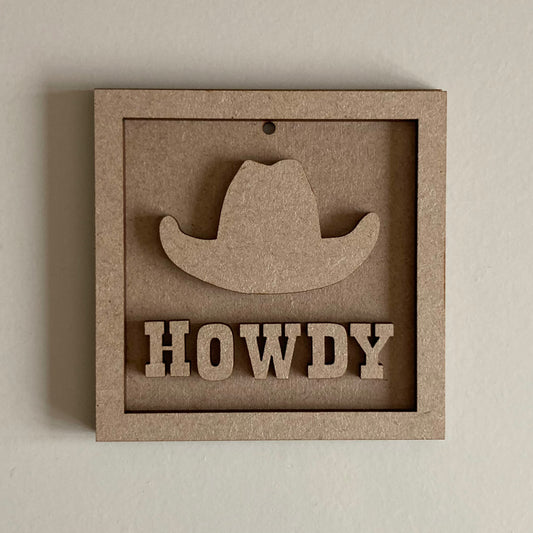 9cm Howdy Mini Frame