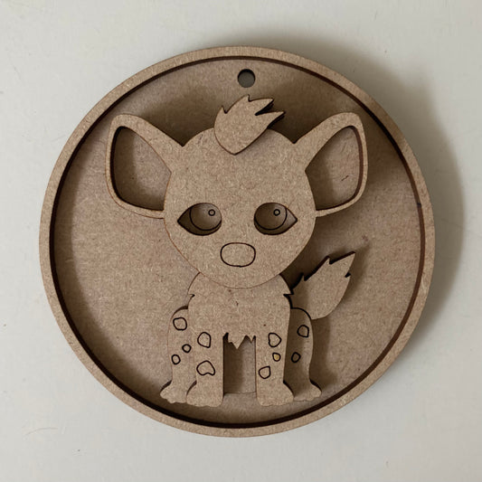 10cm Hyena Bauble