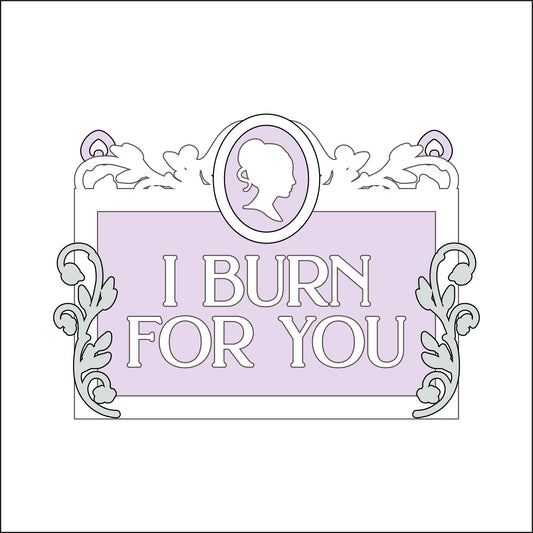 13cm I Burn For You Mini Frame