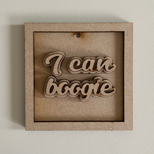 30cm I Can Boogie Mini Frame