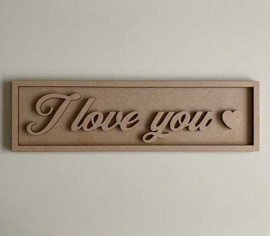 30cm I Love You Sign