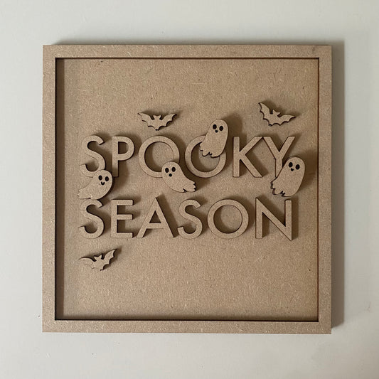 19cm Spooky Season Sign