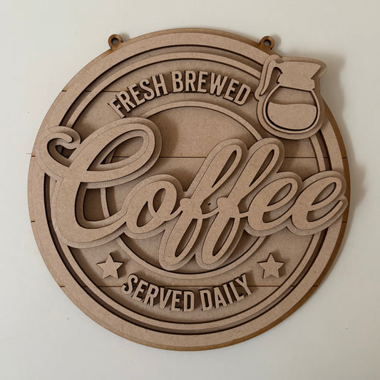 20cm Coffee Sign