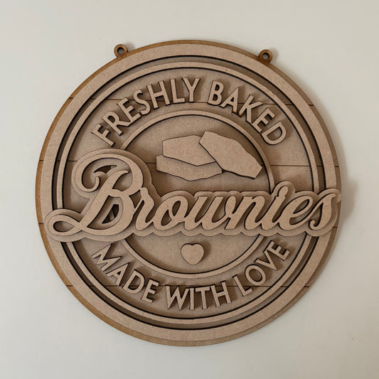 20cm Brownies Sign