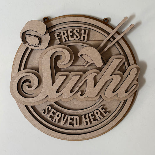 20cm Sushi Sign