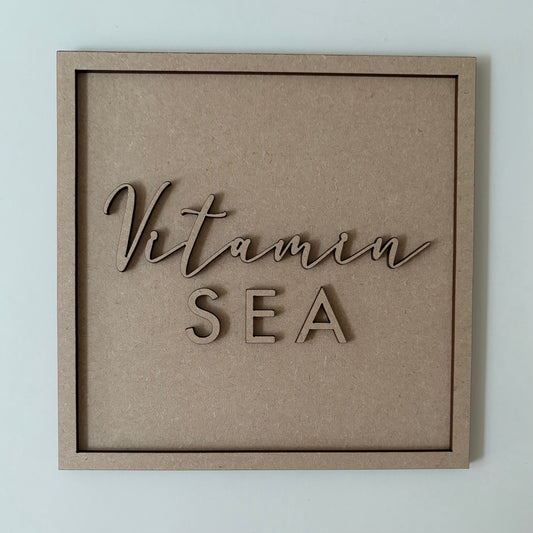 19cm Vitamin Sea Sign