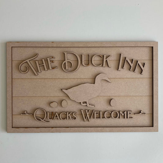 30cm The Duck In Sign