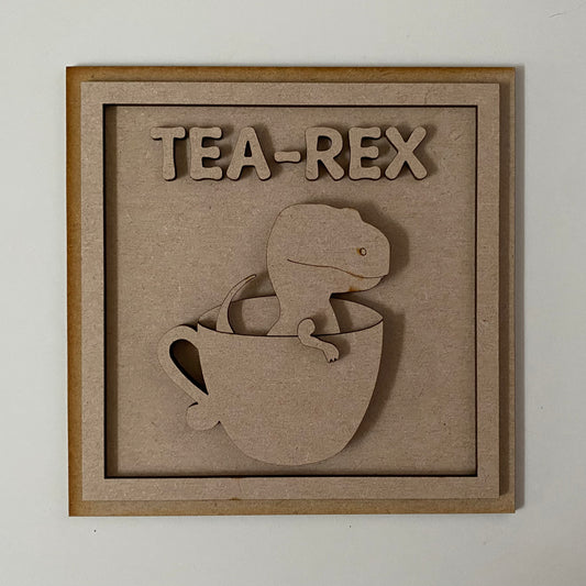 19cm Tea-Rex Sign