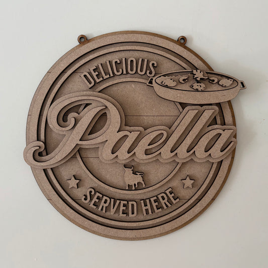 20cm Paella Sign