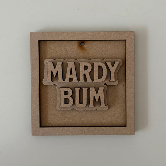 9cm Mardy Bum Mini Frame