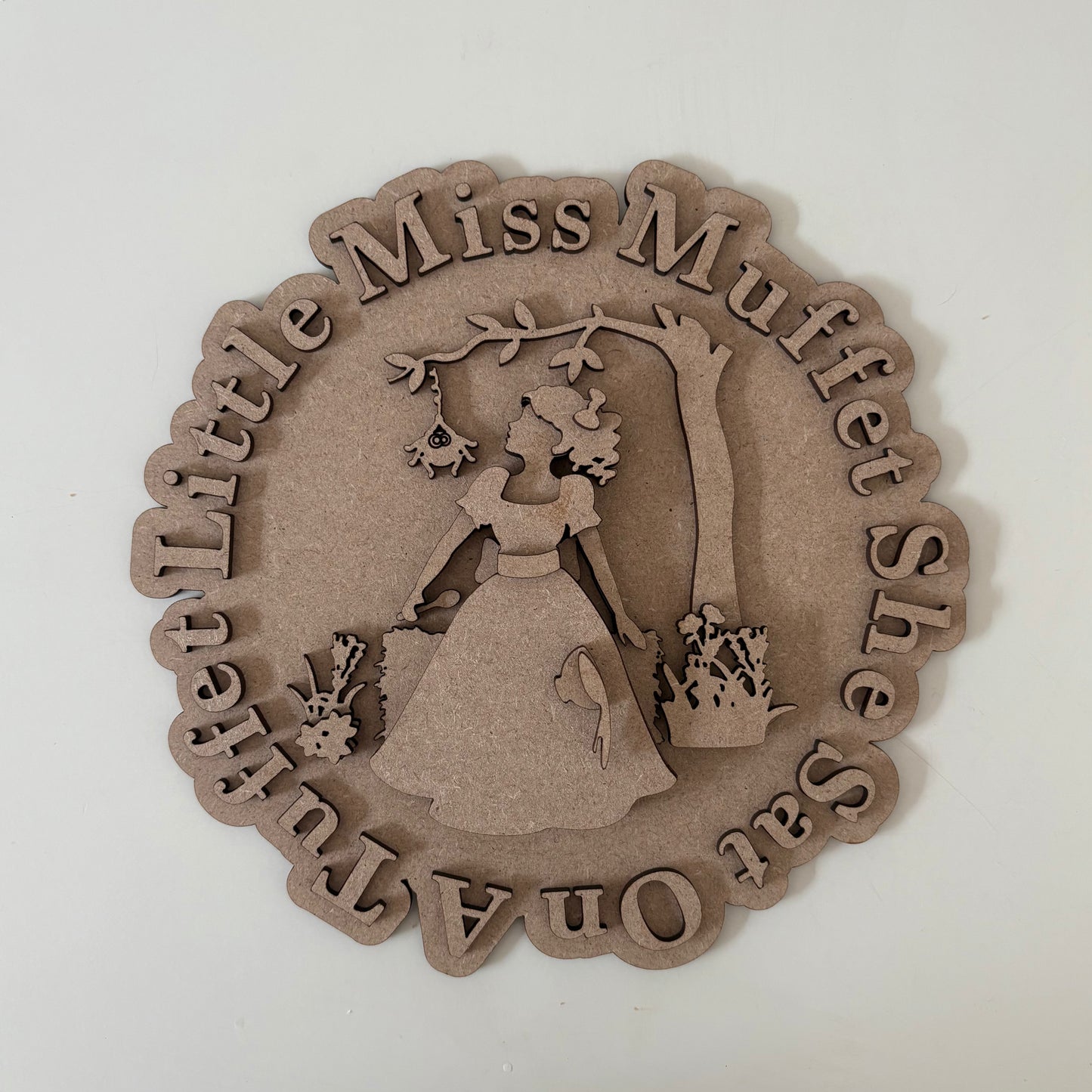 20cm Little Miss Muffet Sign
